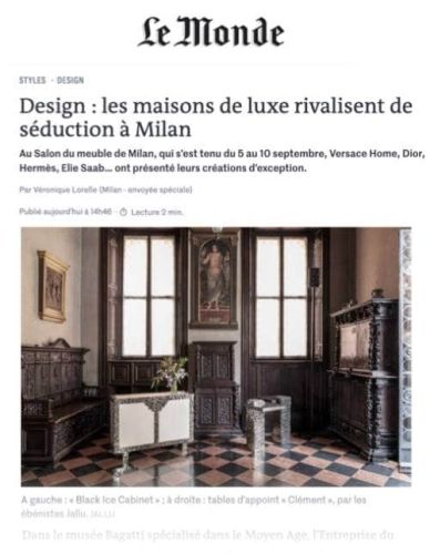 Le Monde - Le Mag Design les maisons de luxe rivalisent de séduction à milan
